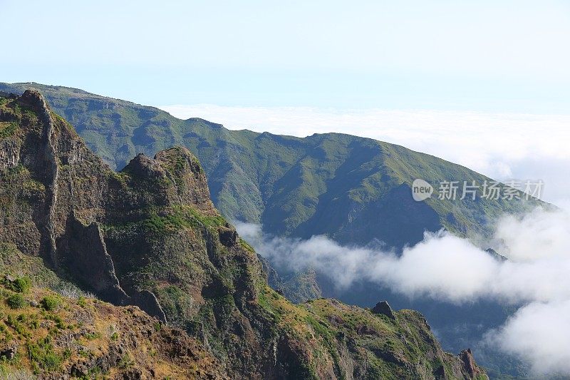 Pico do Areeiro 1818米山区-马德里